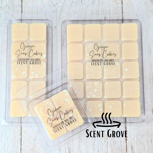 Ginger Snap Cookies scented soy wax melt