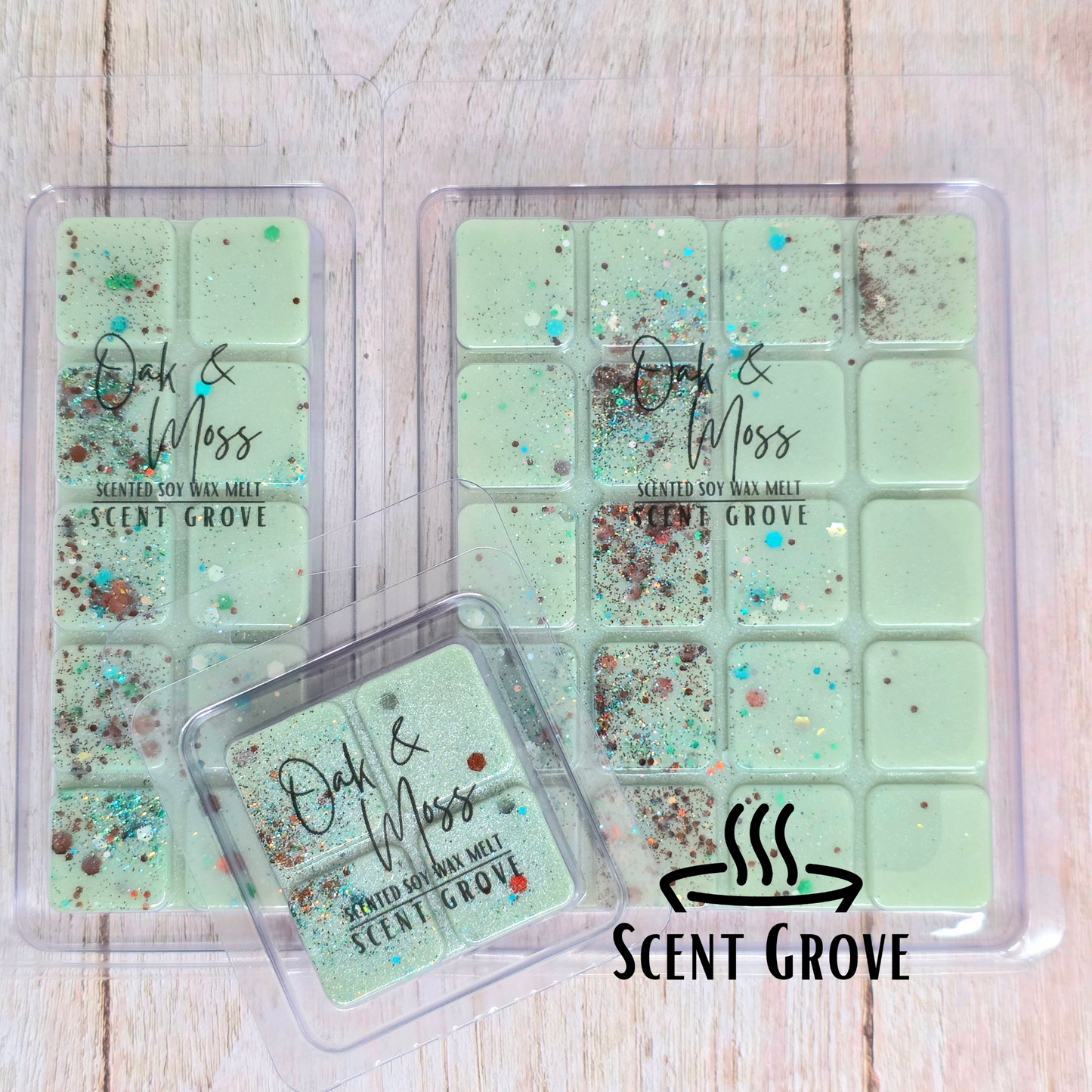Oak & Moss scented soy wax melt