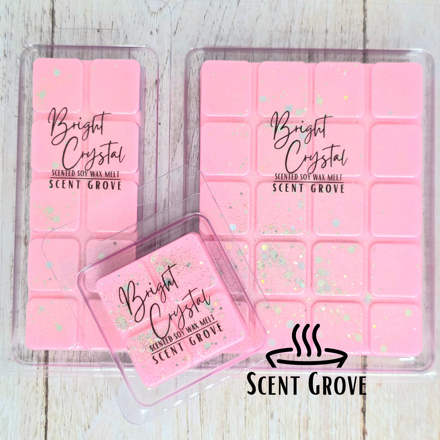 Bright Crystal scented soy wax melt