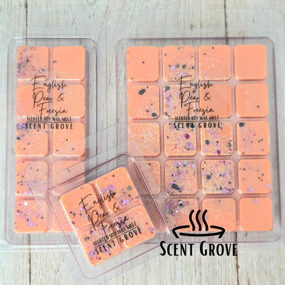 English Pear & Freesia soy wax melt