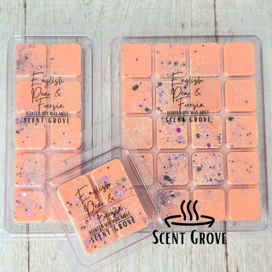 English Pear & Freesia soy wax melt