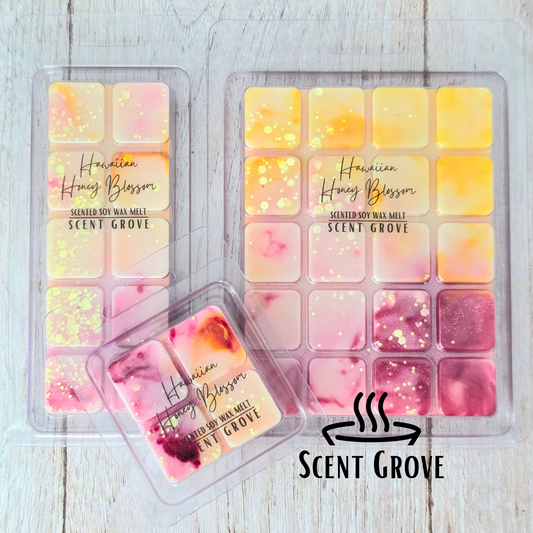 Hawaiian Honey Blossom scented soy wax melt
