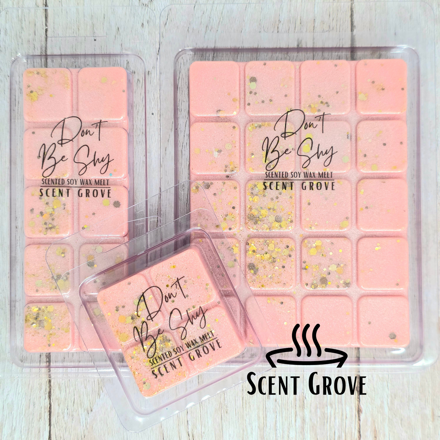 Don't Be Shy scented soy wax melt