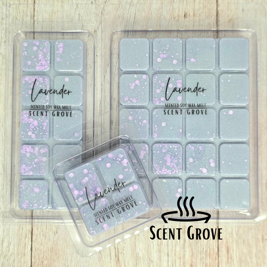 Lavender scented soy wax melt