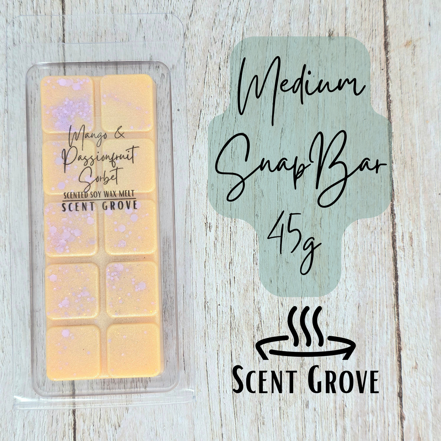 Mango & Passionfruit Sorbet scented soy wax melt