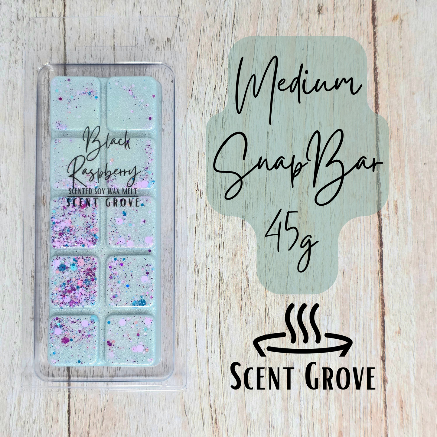 Black Raspberry scented soy wax melt