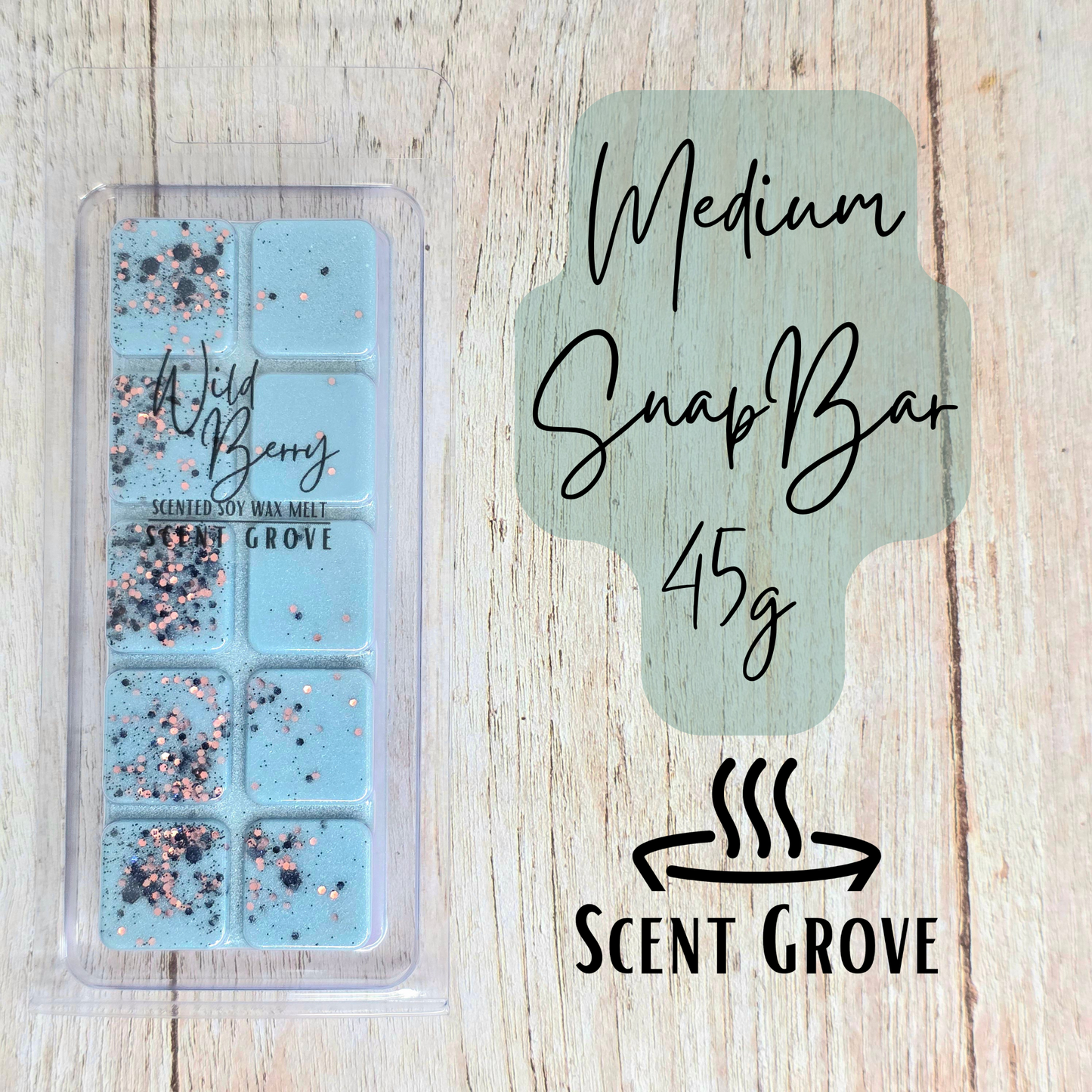 Wild Berry scented soy wax melt