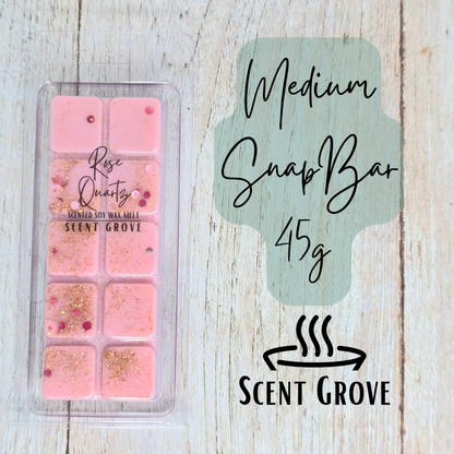 Rose Quartz scented soy wax melt