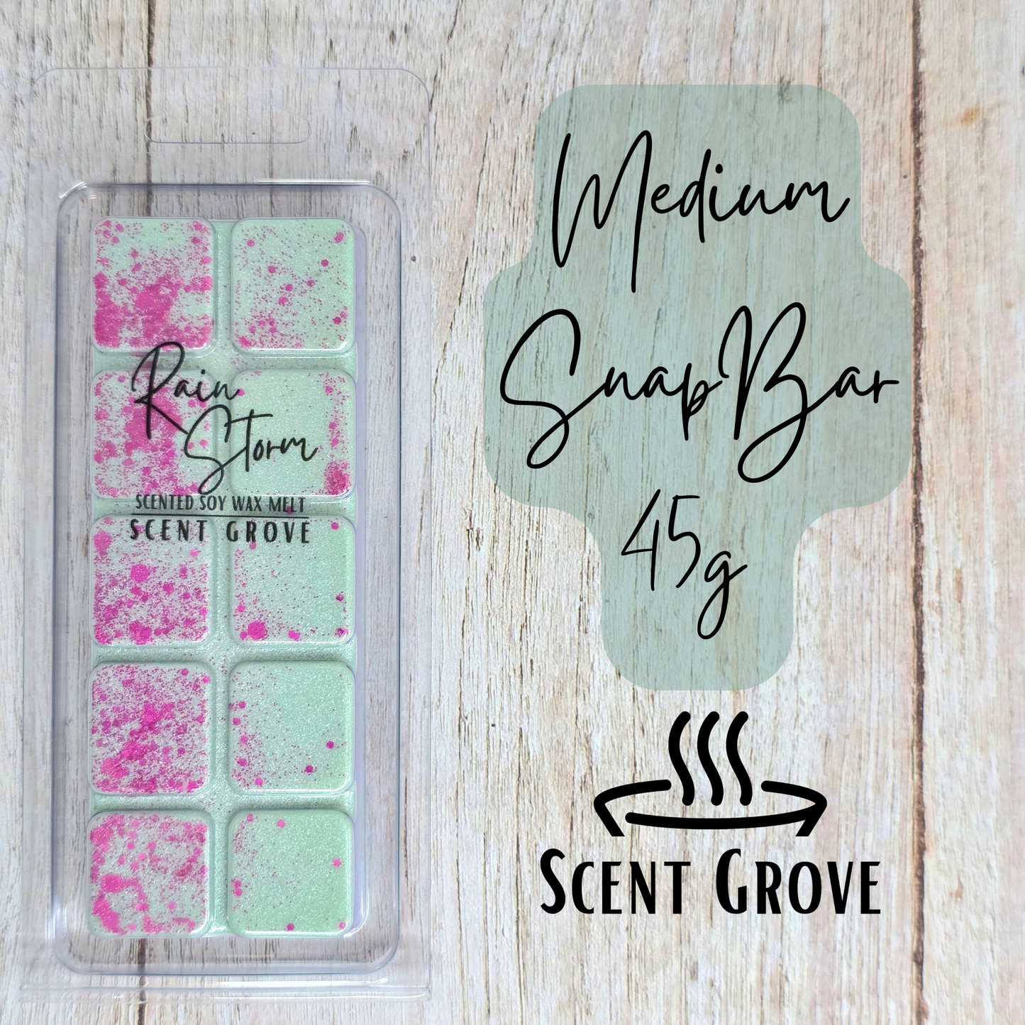 Rainstorm scented soy wax melt