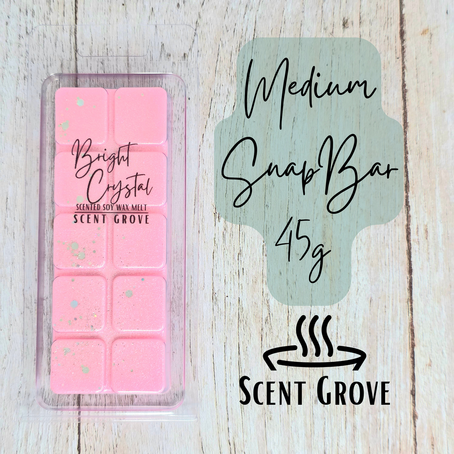 Bright Crystal scented soy wax melt