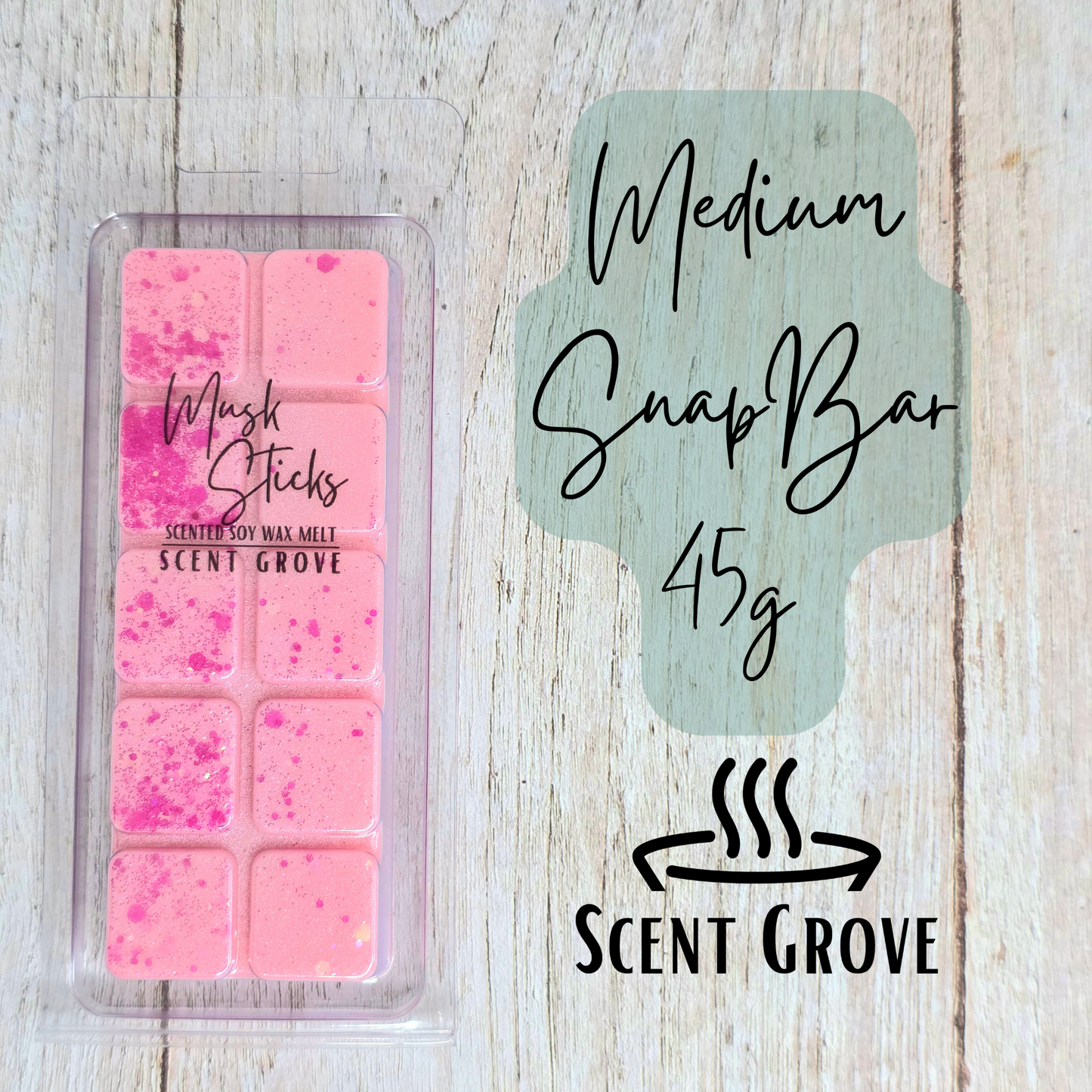 Musk sticks scented soy wax melt