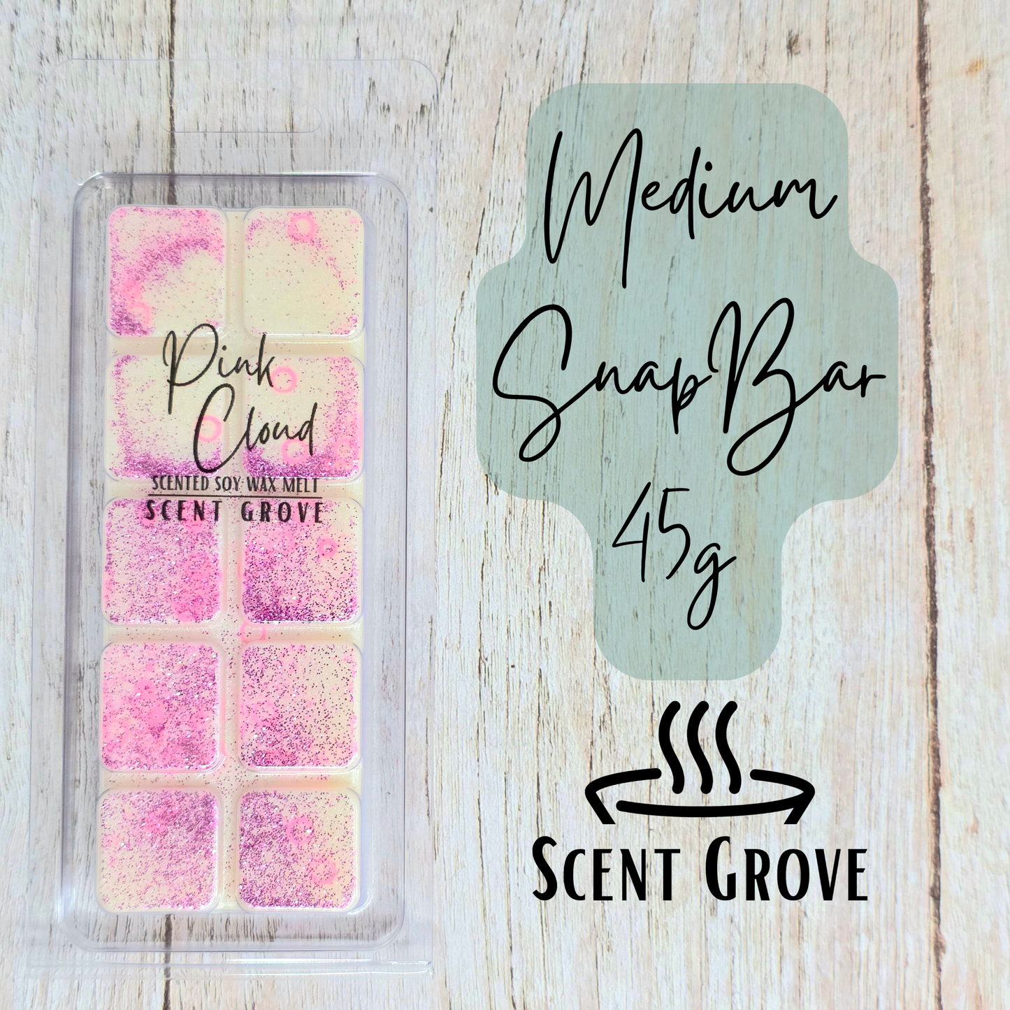 Pink Cloud scented soy wax melt
