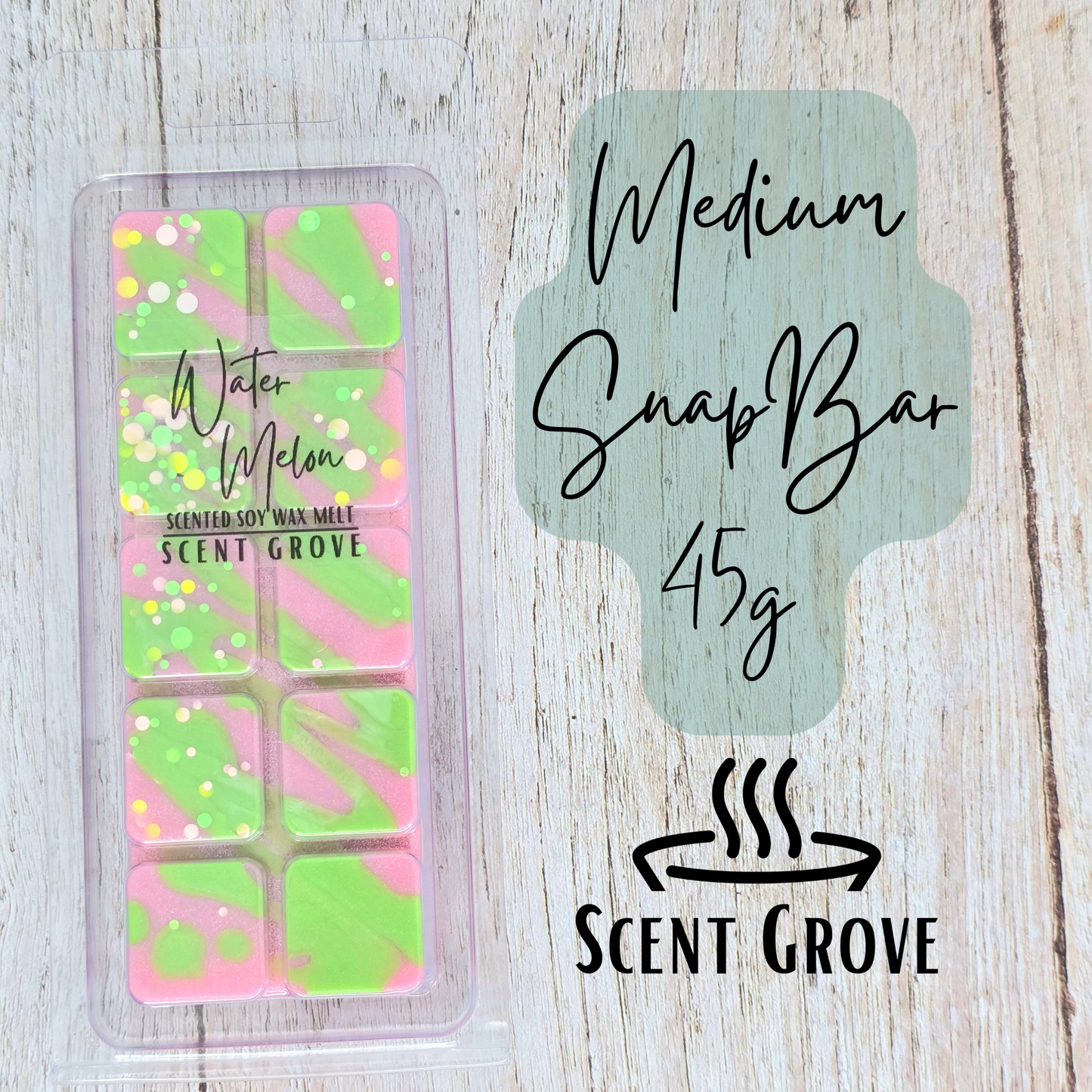 Watermelon scented soy wax melt