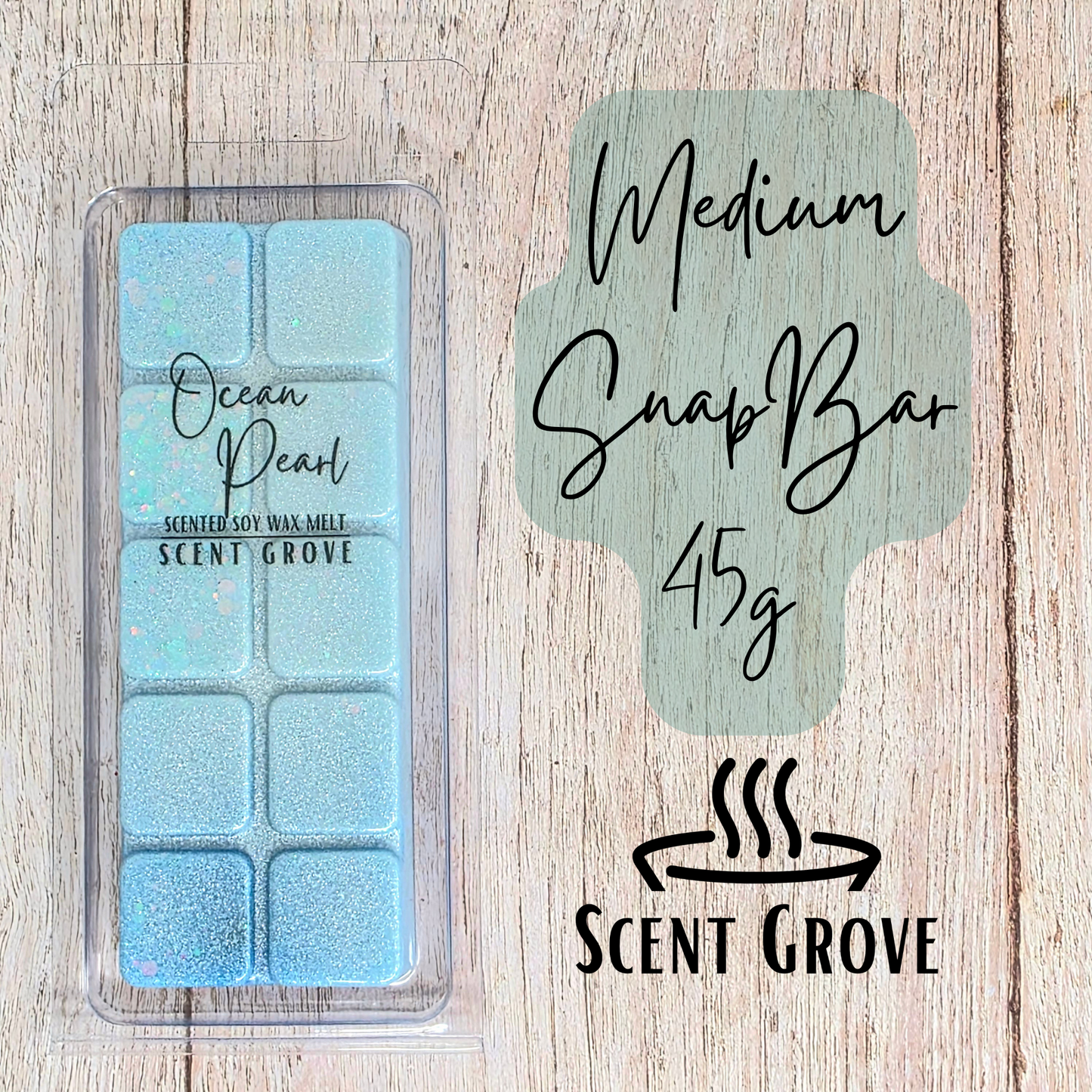 Ocean Pearl scented soy wax melt
