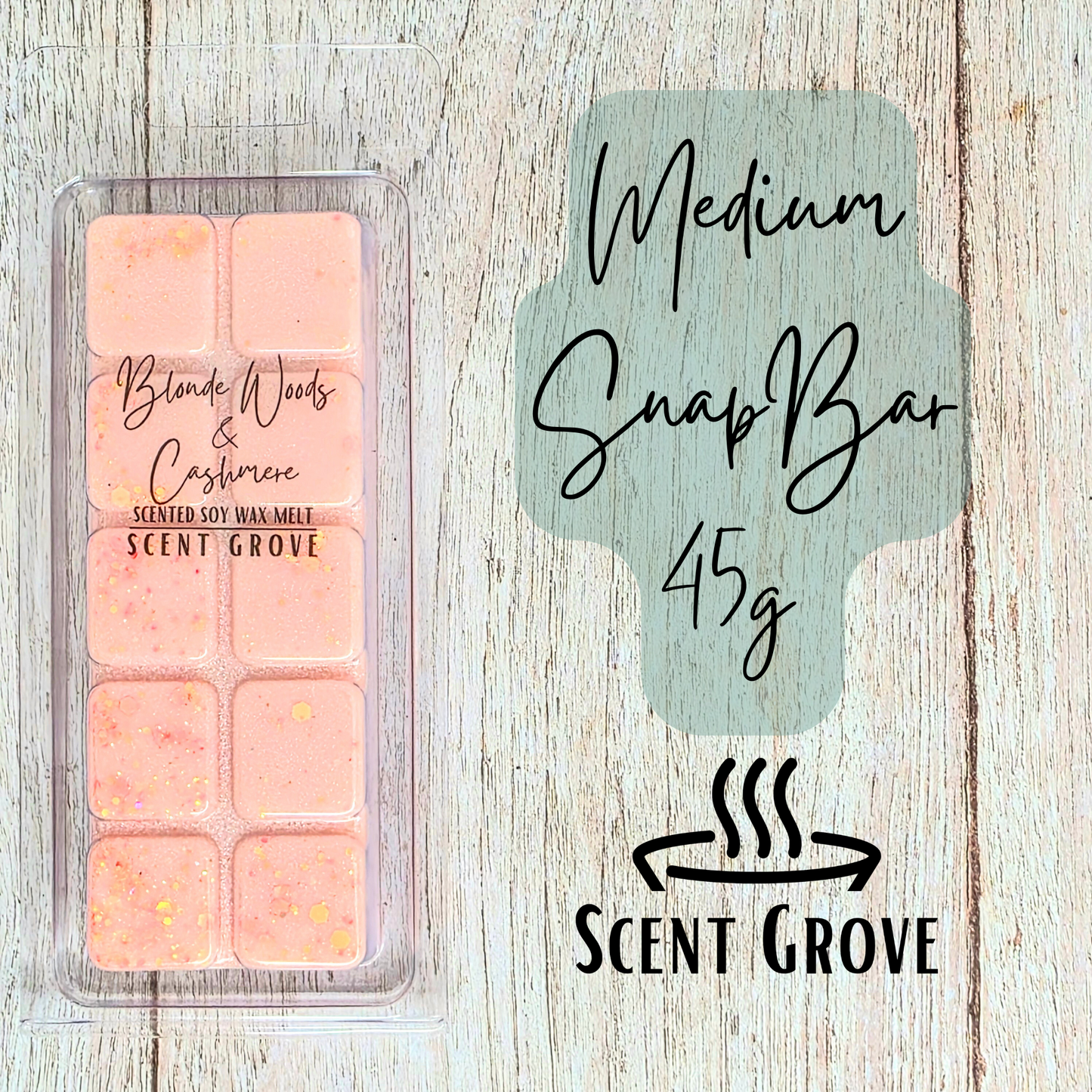 Blonde Woods & Cashmere scented soy wax melt