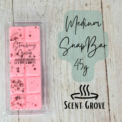 Strawberry Gelato scented soy wax melt
