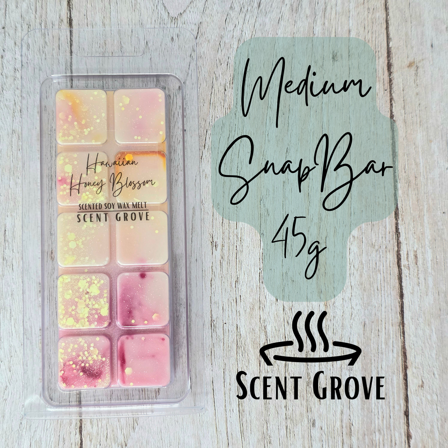 Hawaiian Honey Blossom scented soy wax melt