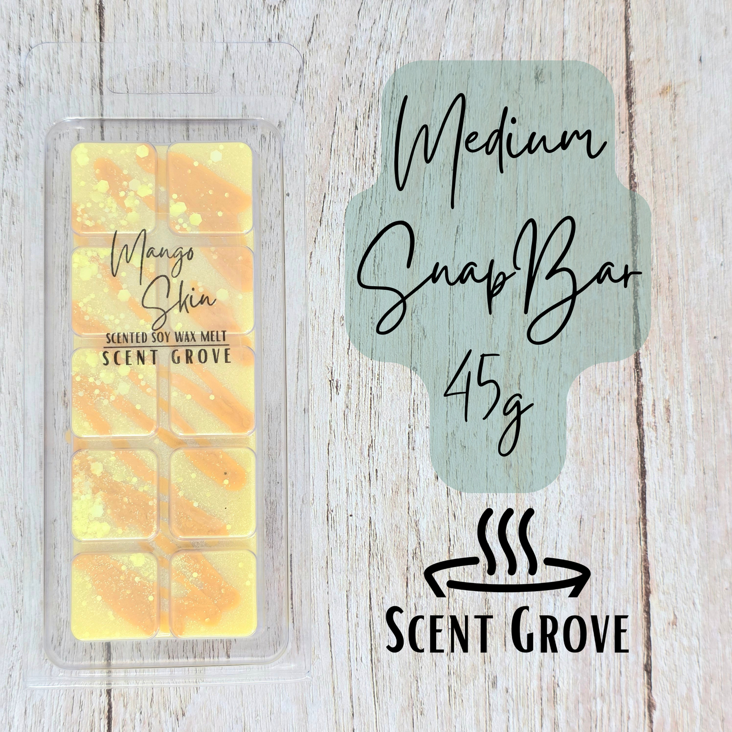 Mango Skin type scented soy wax melt
