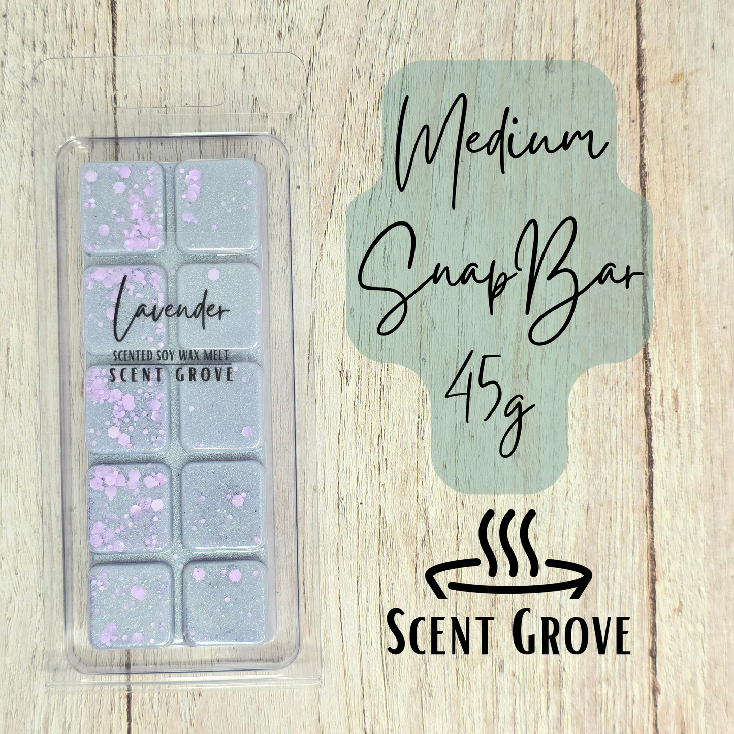 Lavender scented soy wax melt