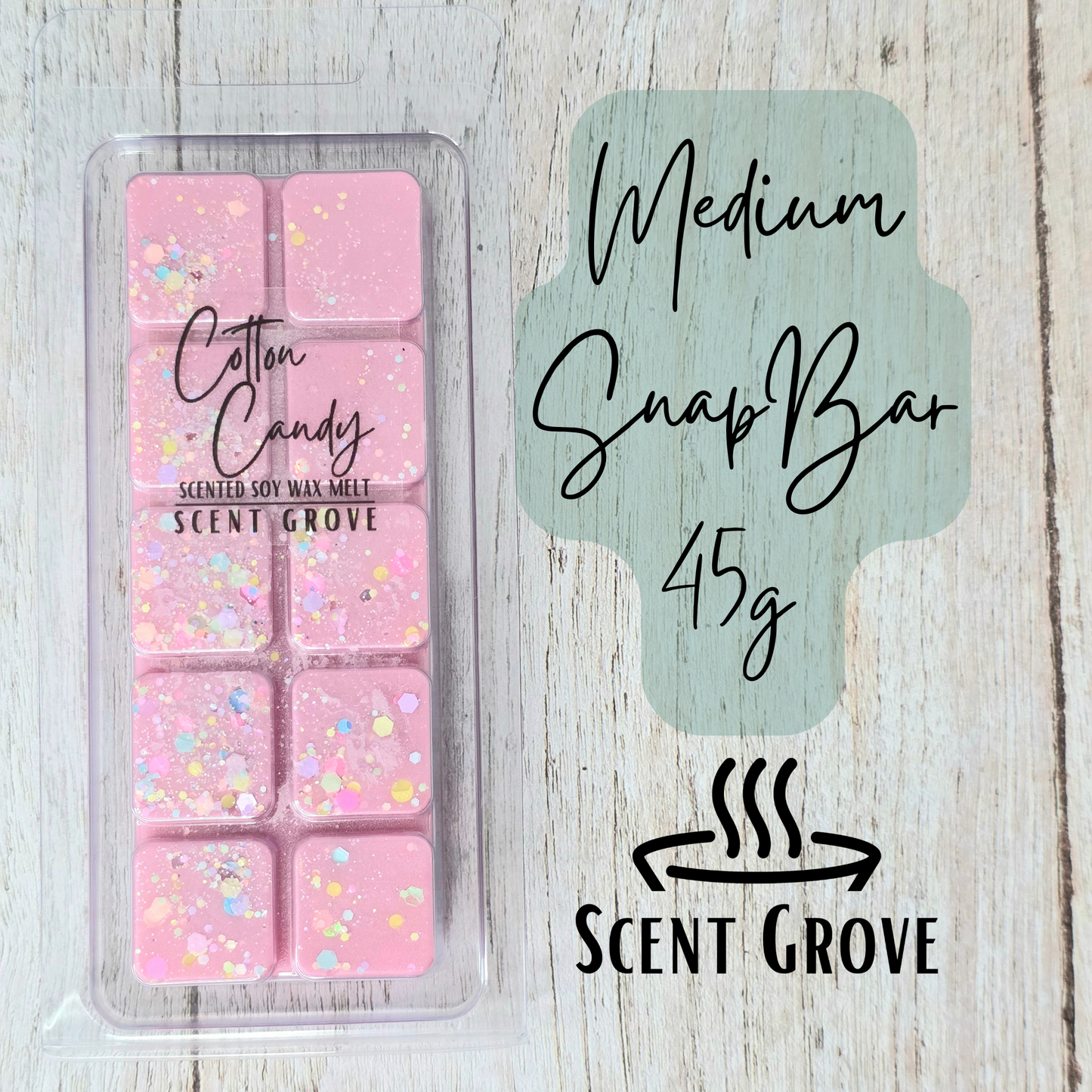 Cotton Candy scented soy wax melt
