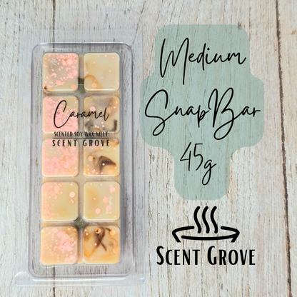 Caramel scented soy wax melt