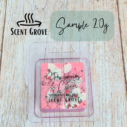 Strawberries & Cream soy wax melt