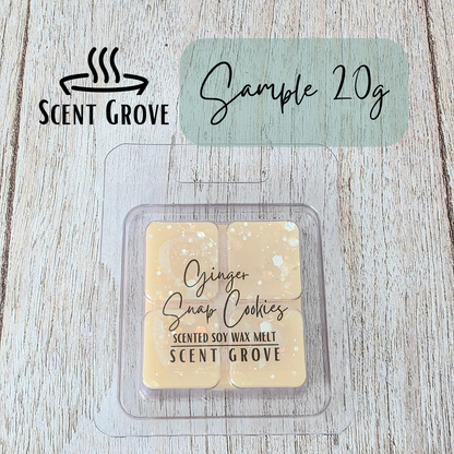Ginger Snap Cookies scented soy wax melt