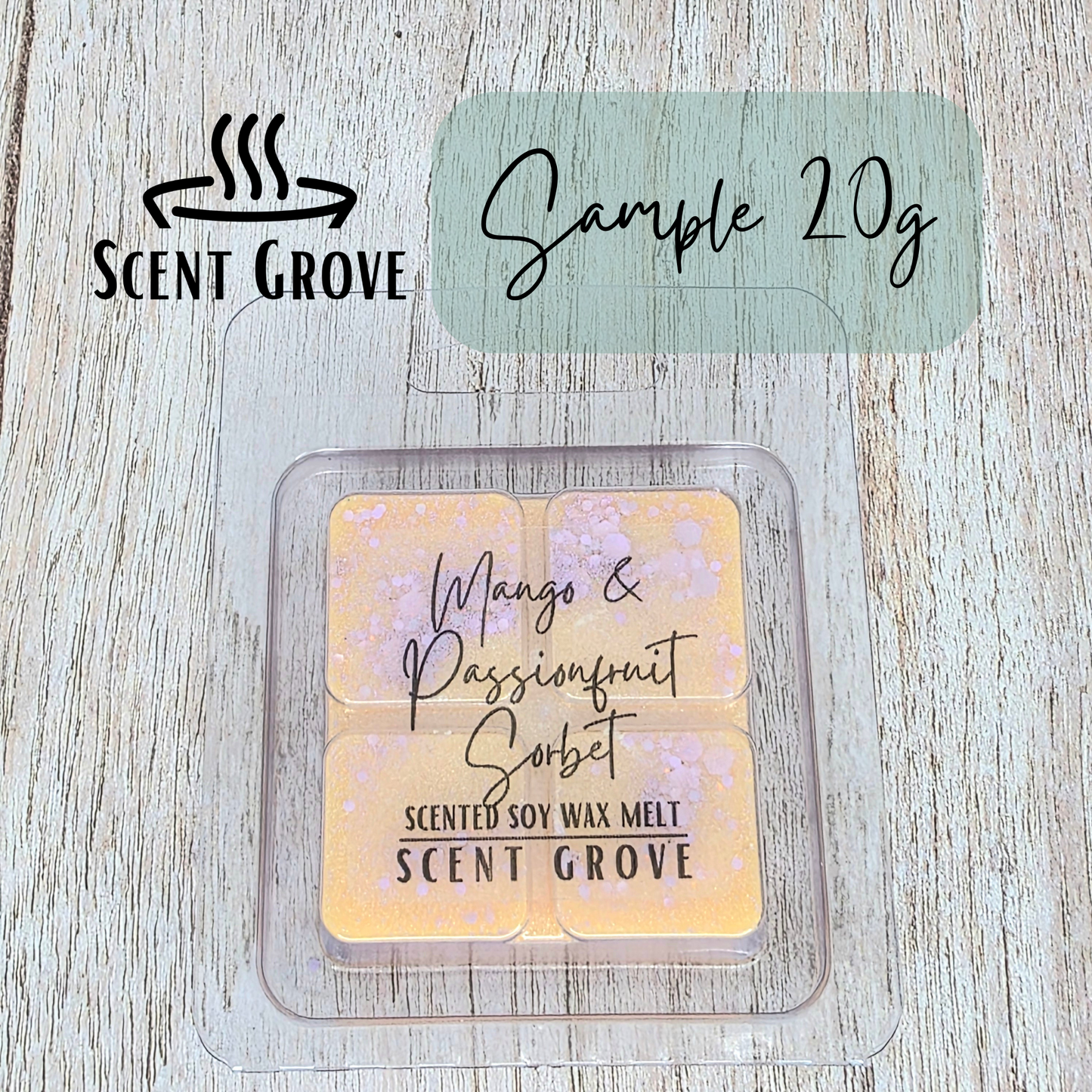 Mango & Passionfruit Sorbet scented soy wax melt