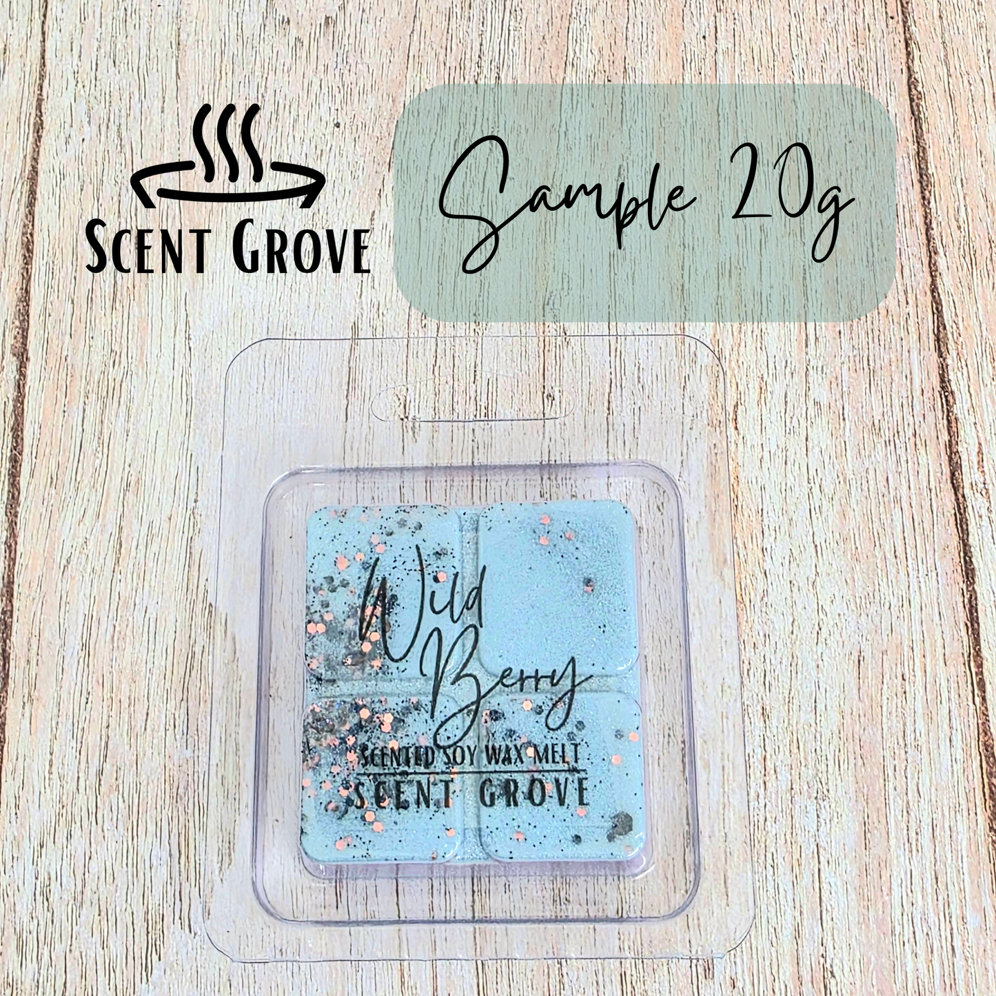 Wild Berry scented soy wax melt