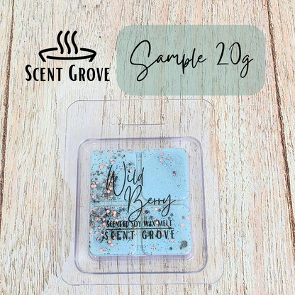 Wild Berry scented soy wax melt