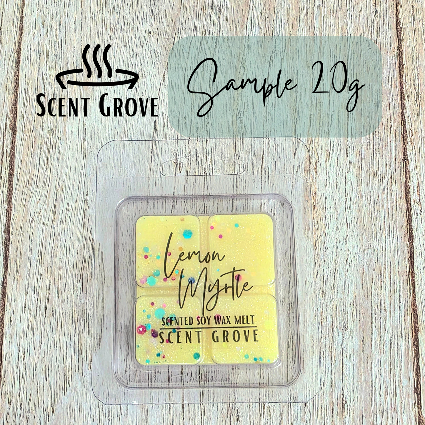 Lemon Myrtle scented soy wax melt