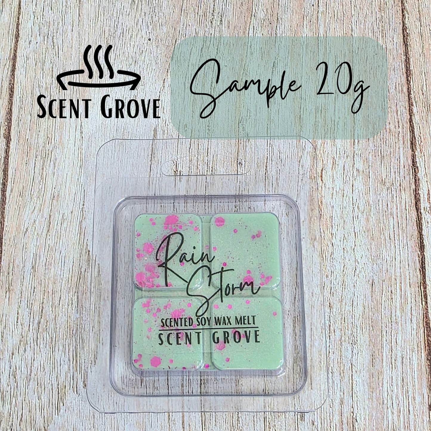 Rainstorm scented soy wax melt