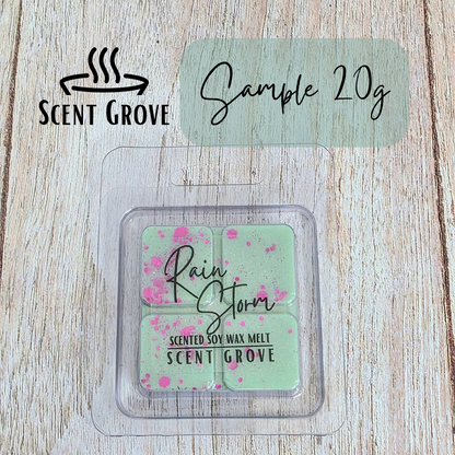 Rainstorm scented soy wax melt
