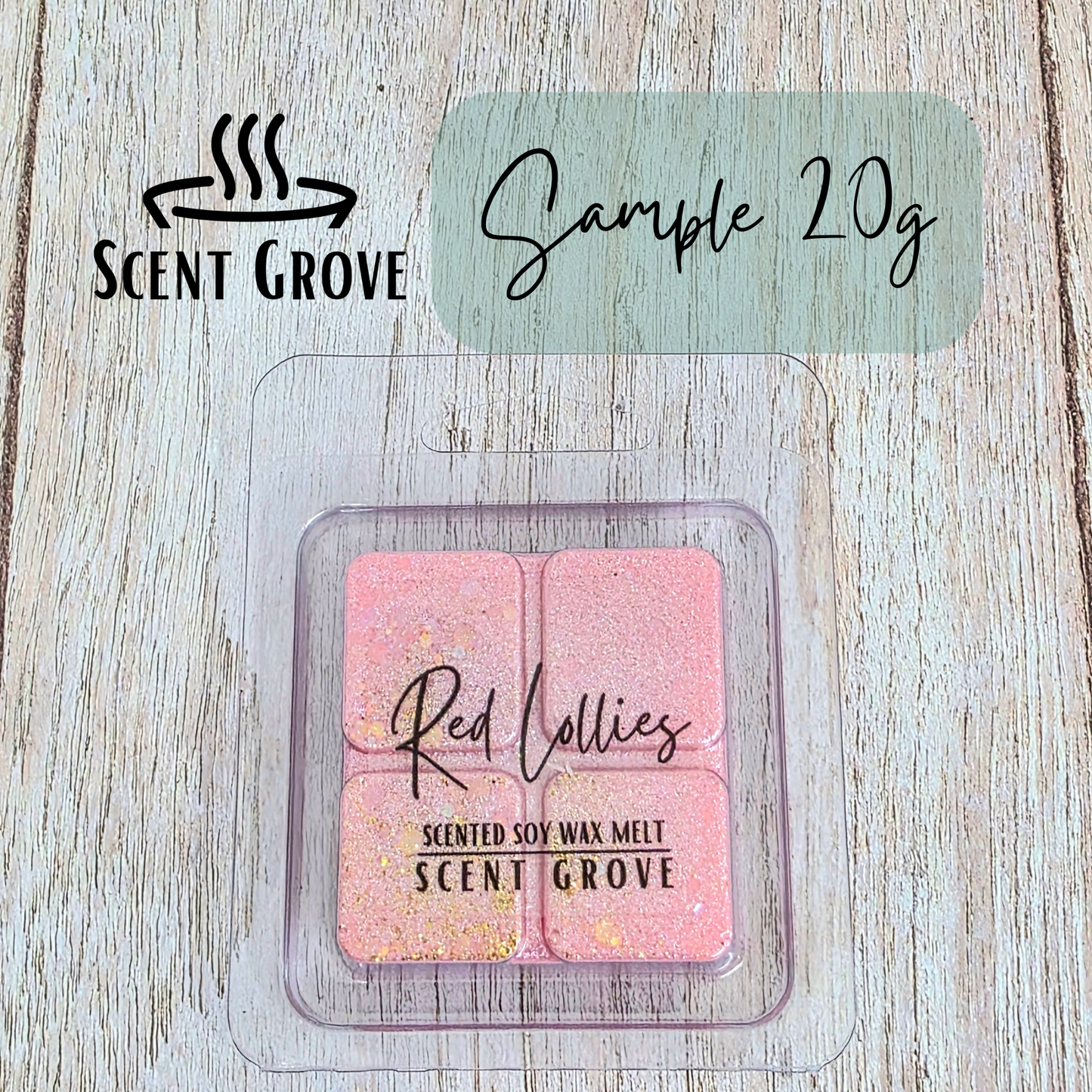 Red Lollies scented soy wax melt