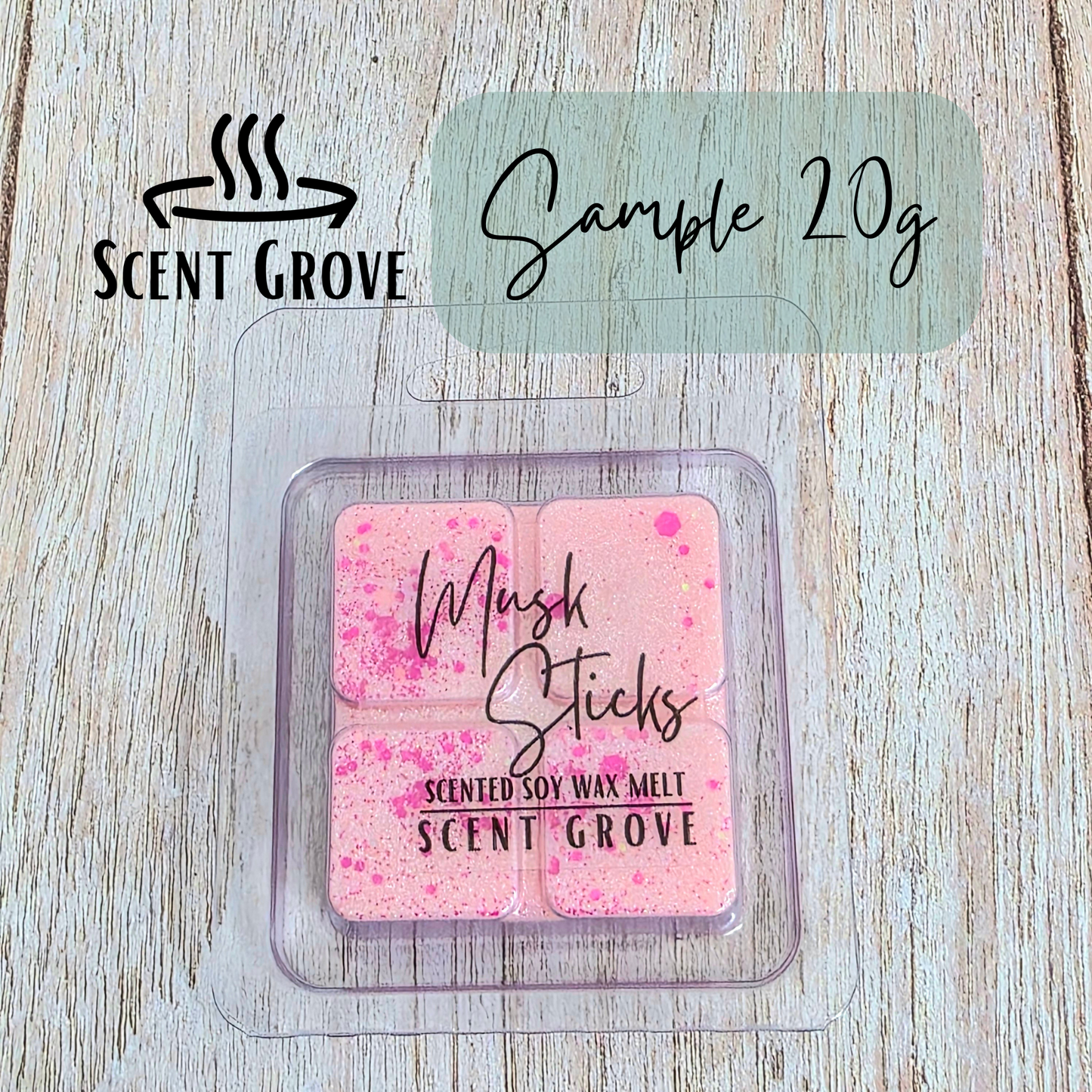Musk sticks scented soy wax melt