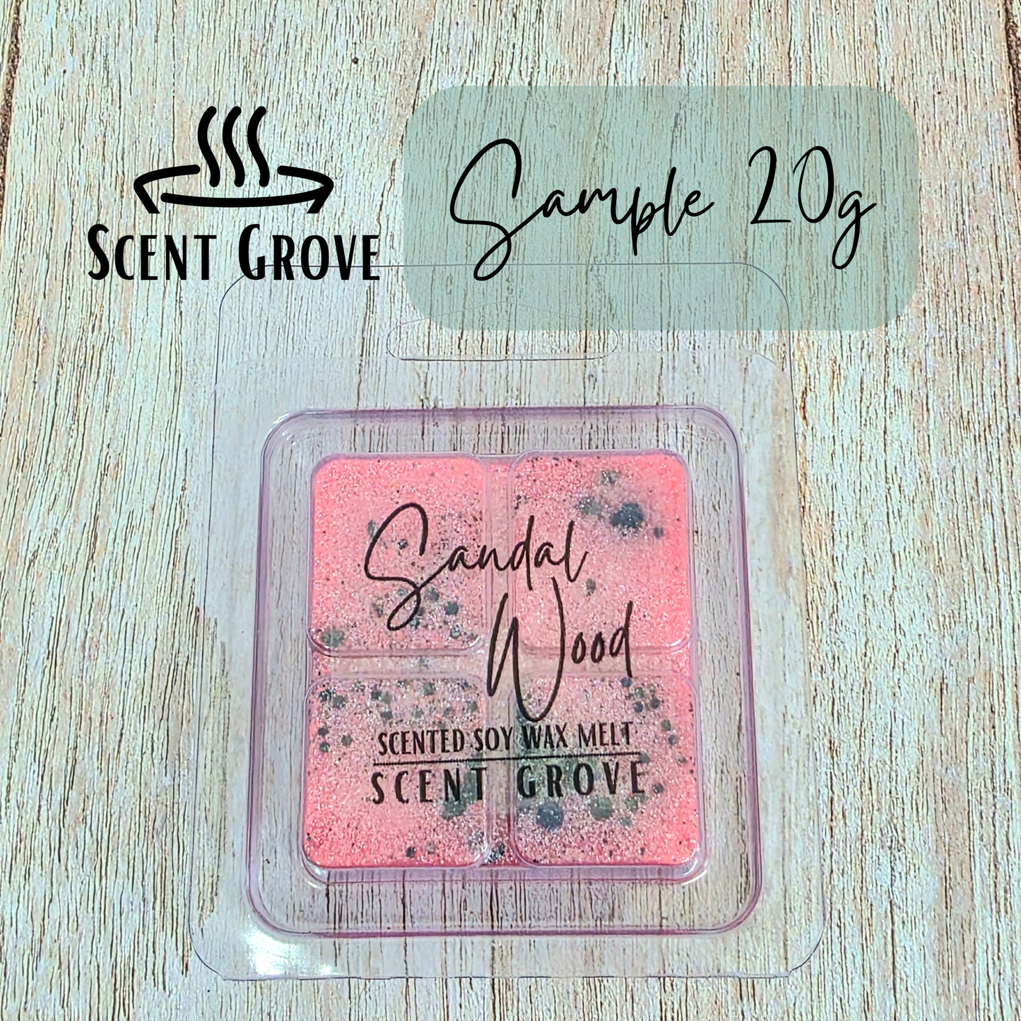 Sandalwood scented soy wax melt