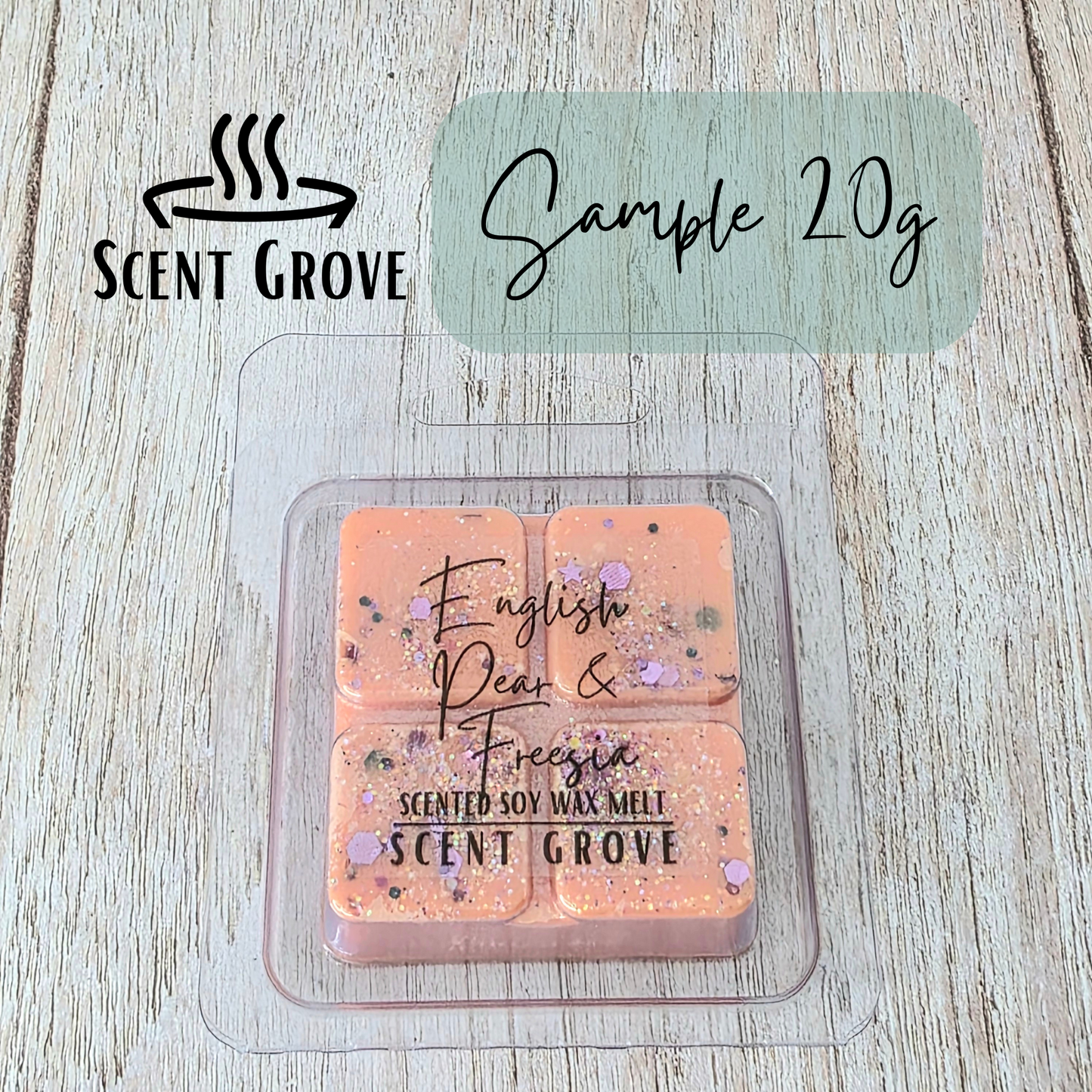 English Pear & Freesia soy wax melt