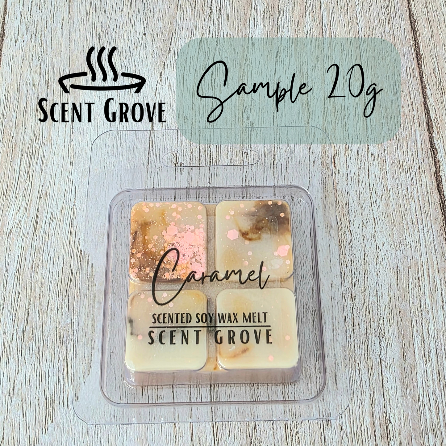 Caramel scented soy wax melt