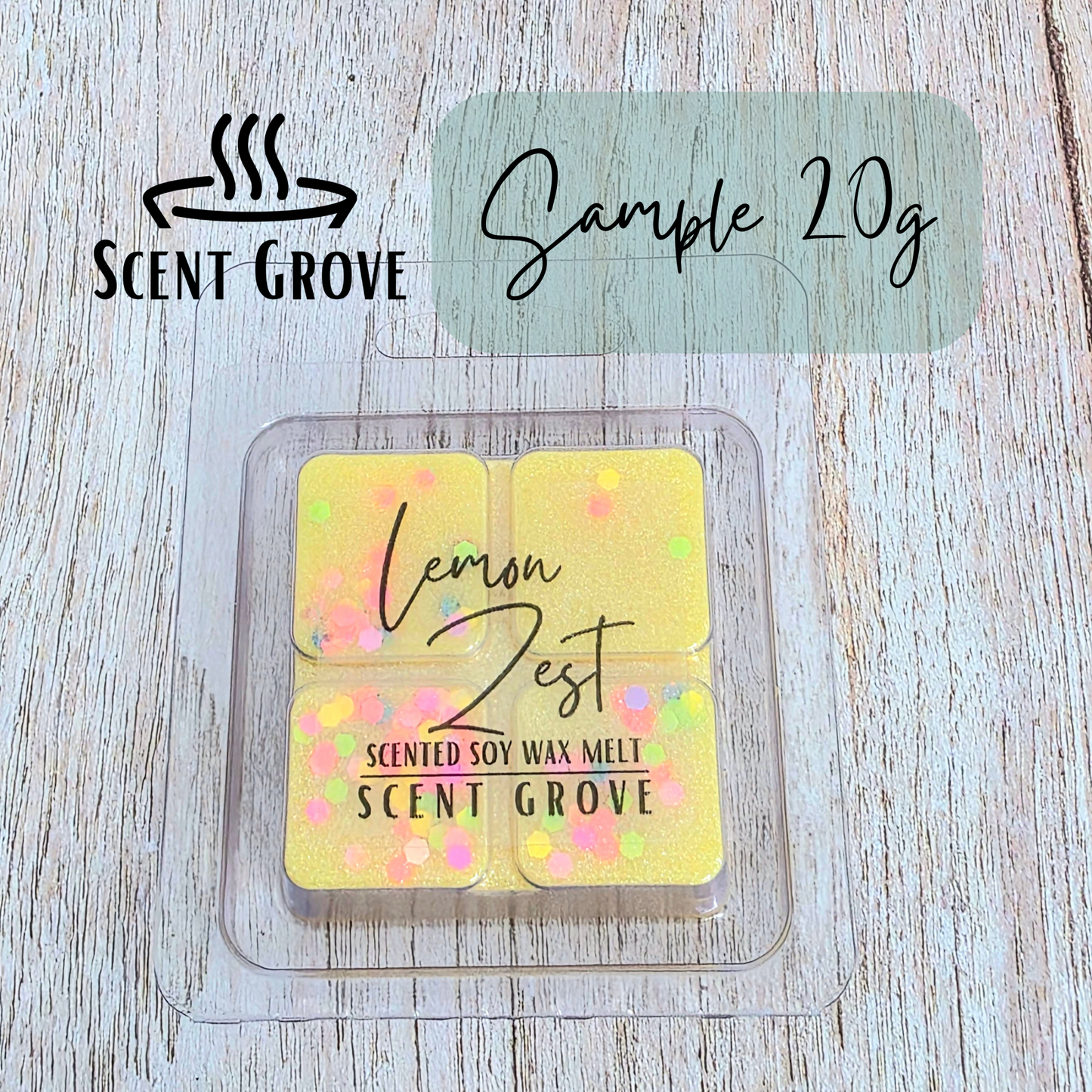 Lemon Zest scented soy wax melt