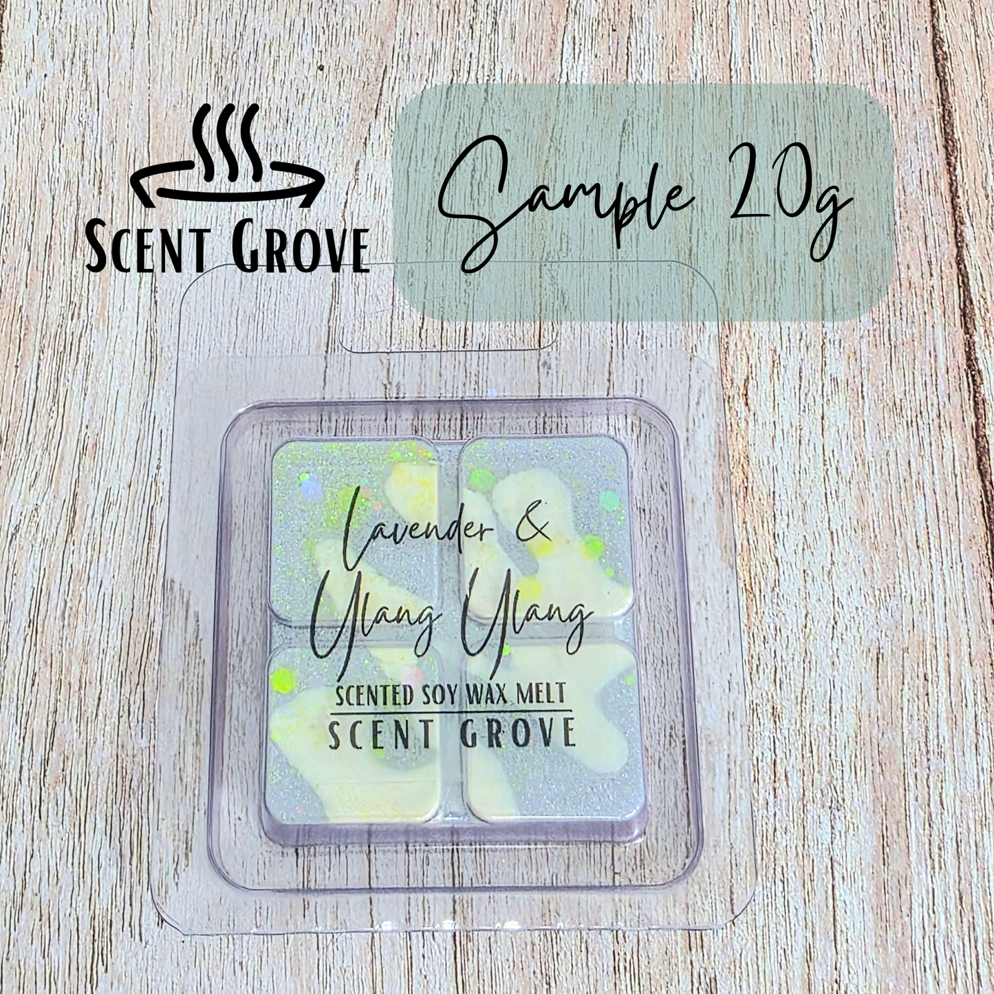 Lavender & Ylang Ylang scented soy wax melt
