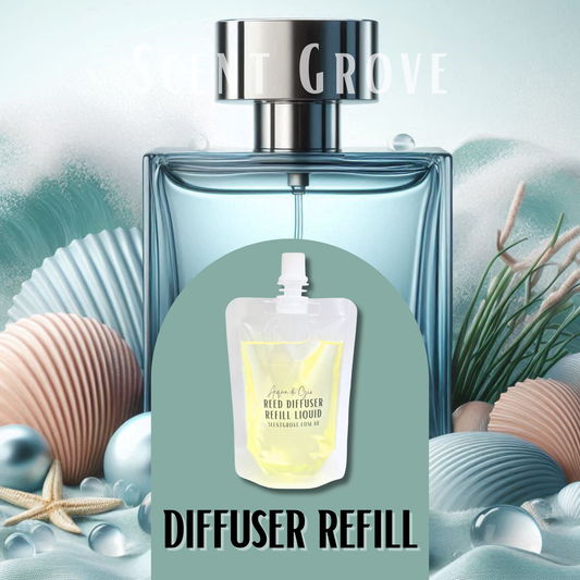 Acqua di Gio Scented Diffuser Liquid Refill 100ml Clear Pouch