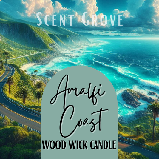 Amalfi Coast scented Wood Wick Soy Candle