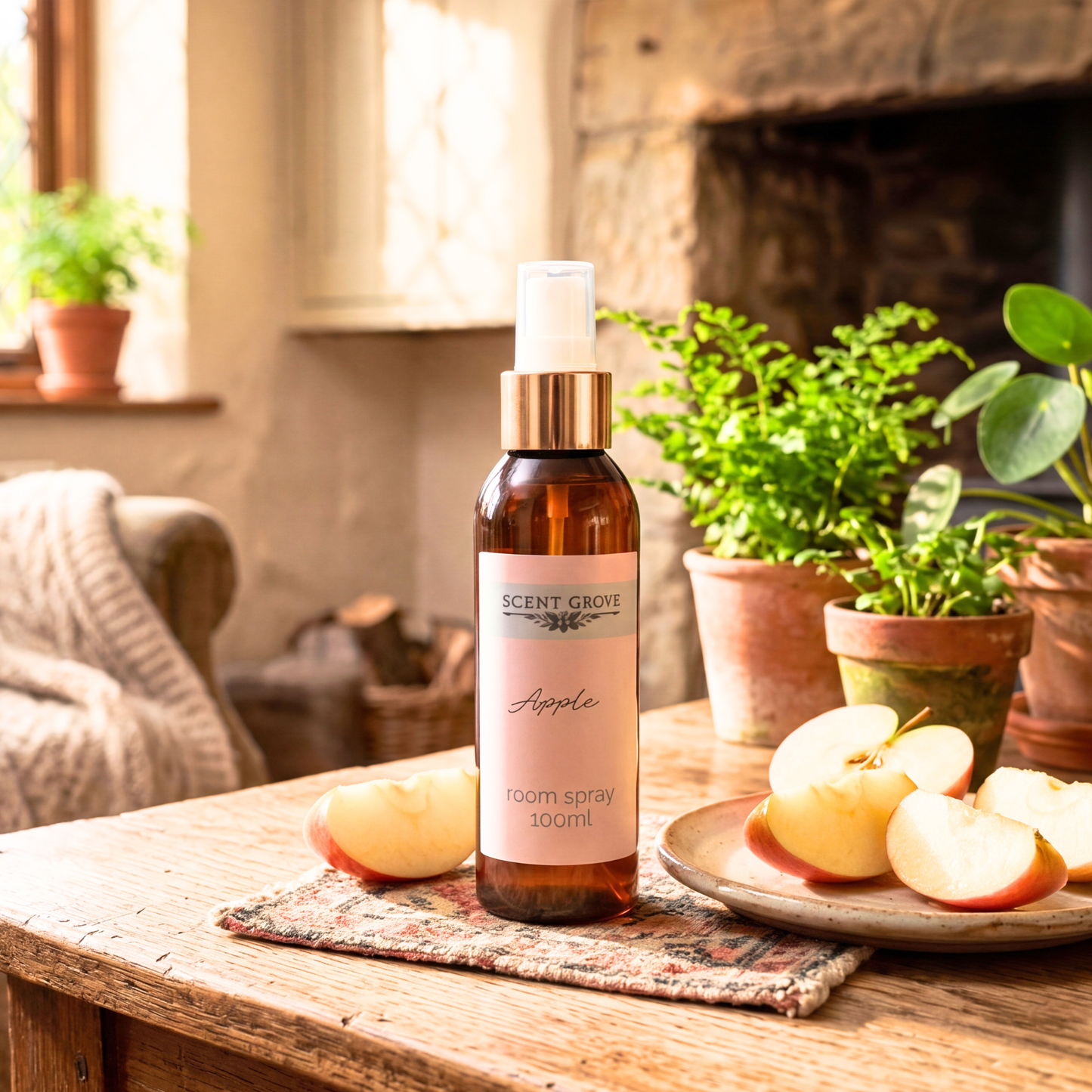 Apple Scented Room spray Air Freshener multi purpose for car, home, room