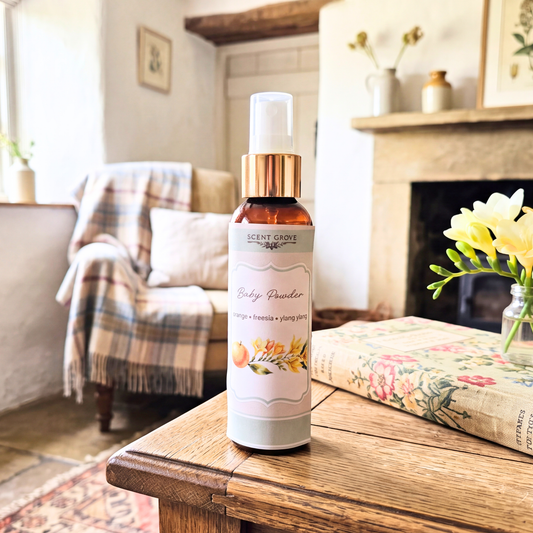 Baby Powder Scented Air Freshener Spray multi purpose for car, home, room