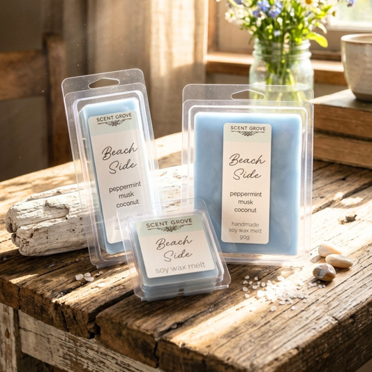 Beach Side scented soy wax melt