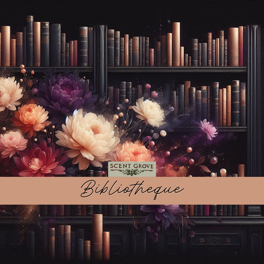 Bibliotheque scented Wood Wick Soy Candle
