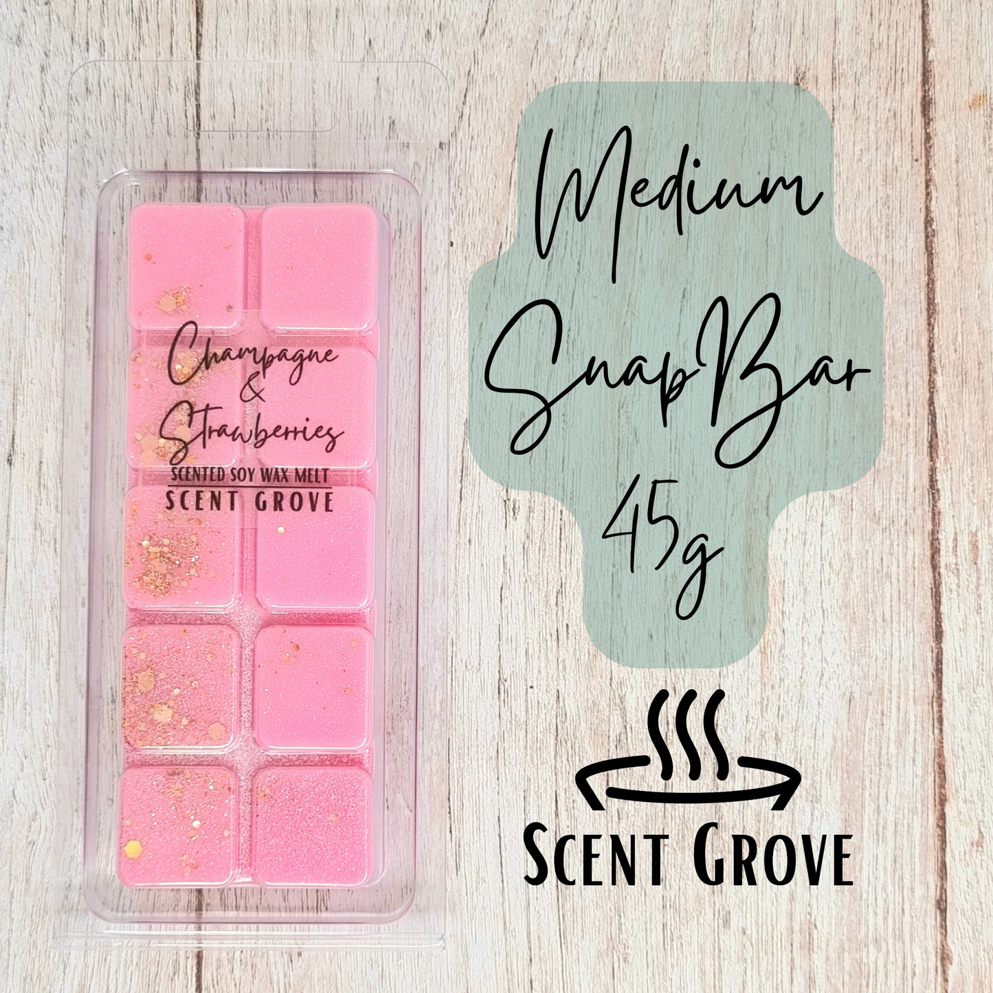 Champagne & Strawberries soy wax melt