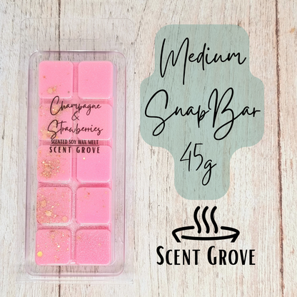 Champagne & Strawberries soy wax melt