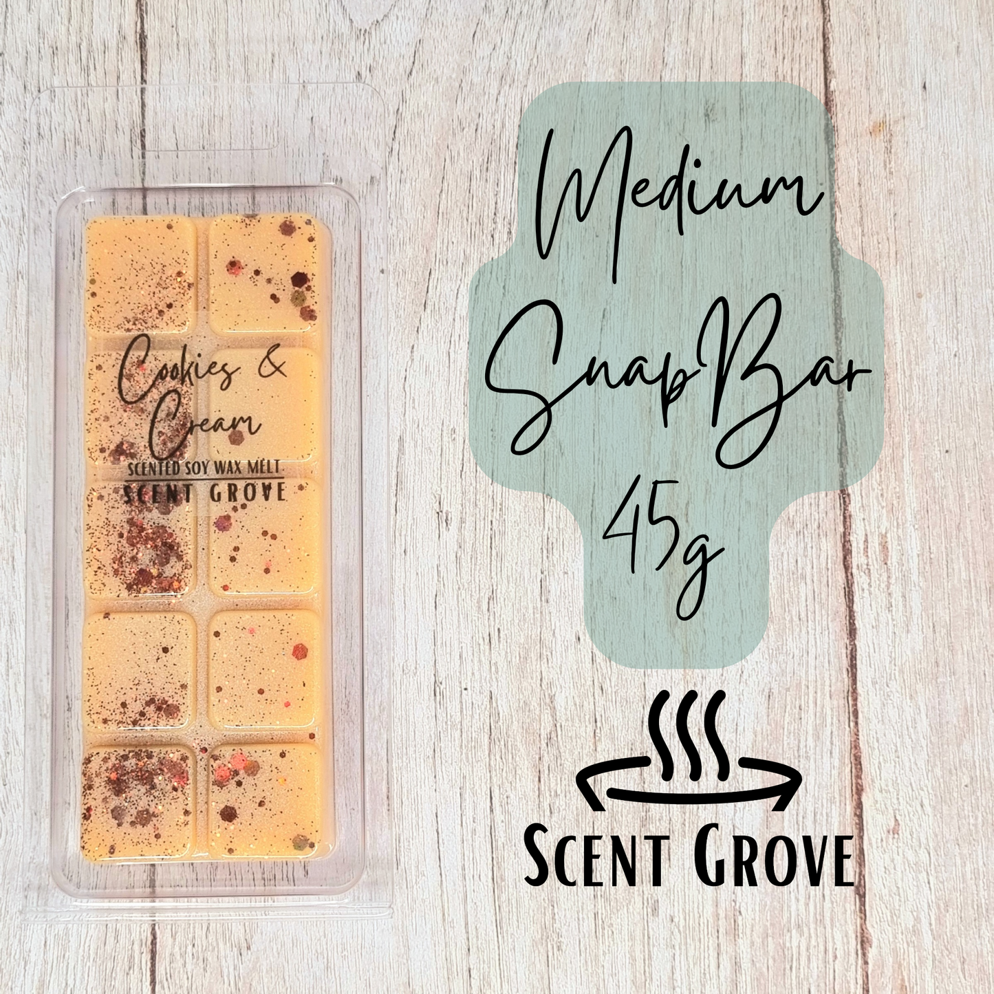 Cookies & Cream scented soy wax melt
