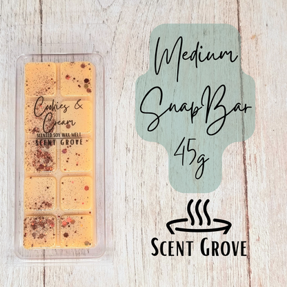 Cookies & Cream scented soy wax melt